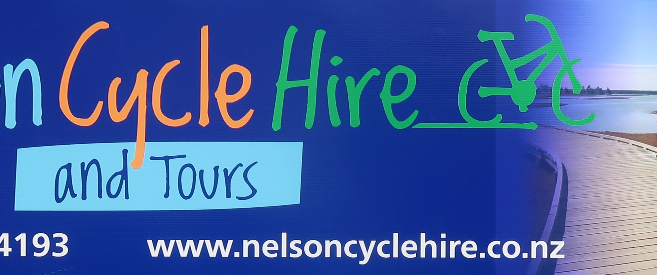 Nelson Cycle Hire Banner