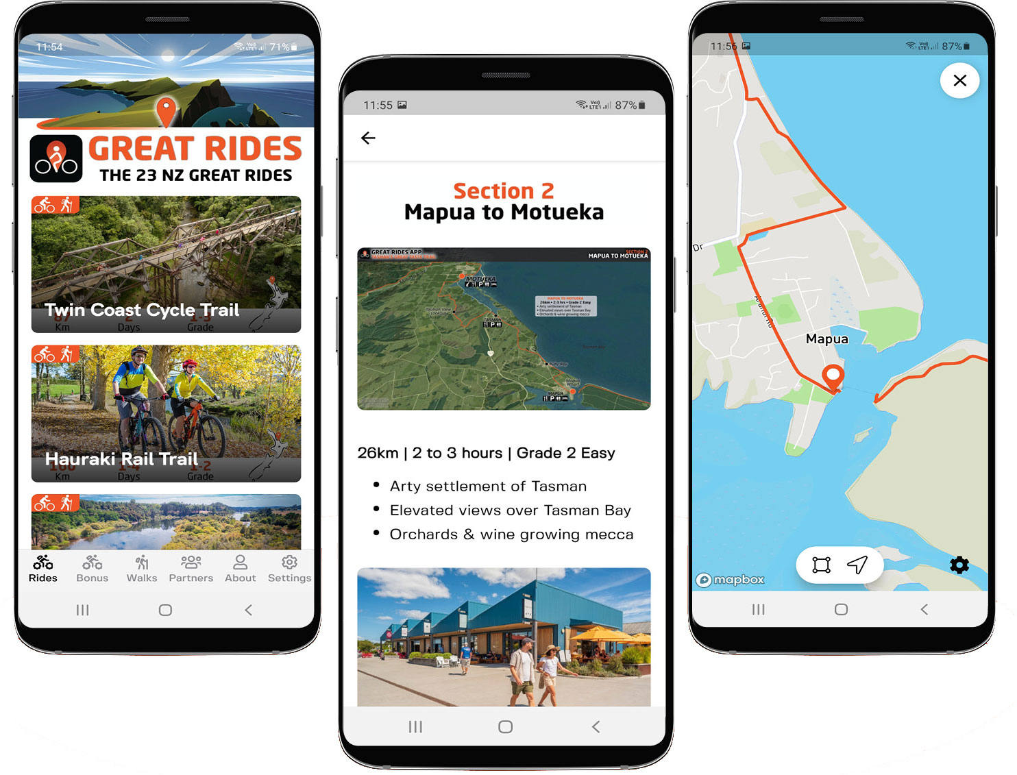 Tasman's Great Taste Trail Great Rides App