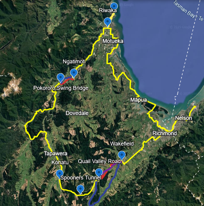 Great Taste Trail Post 2025 Weather Event Trail Status - Update 6 January