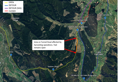 Great Taste Trail Post 2025 Weather Event Trail Status - Update 23 January